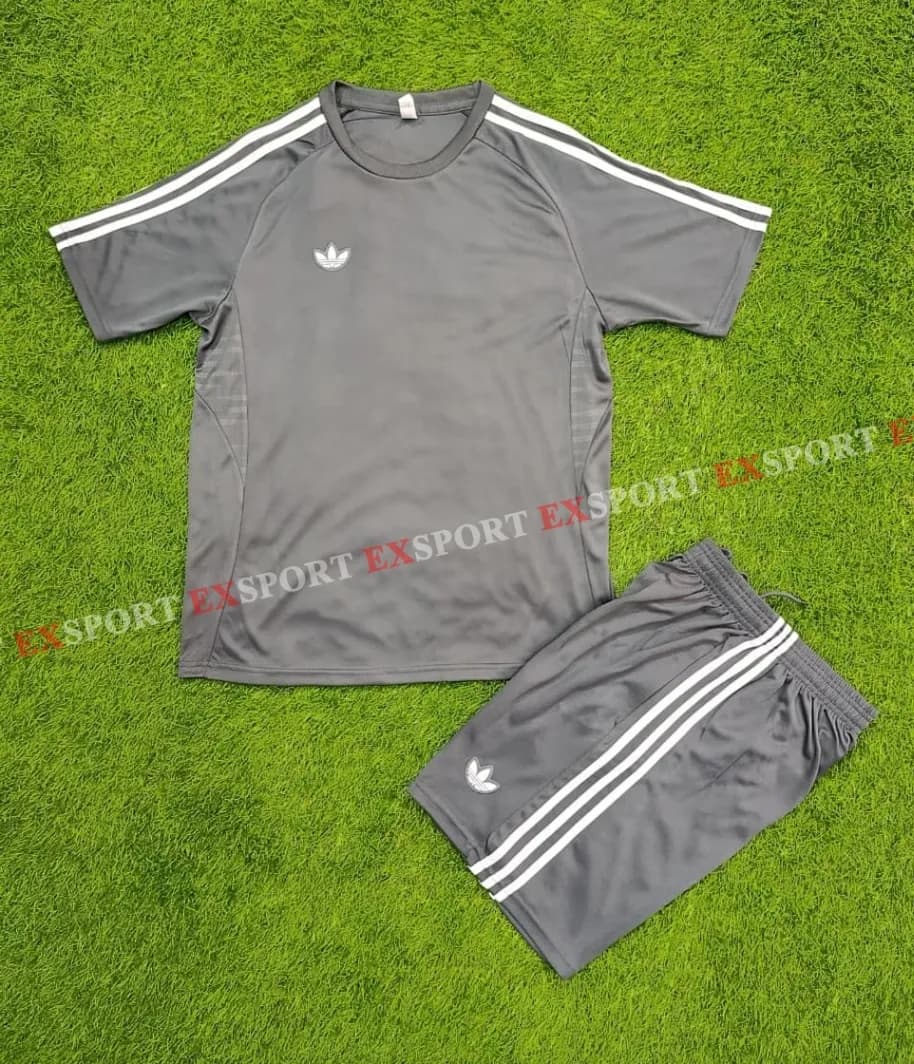 Ensemble Officiel Adidas Gris Charbon