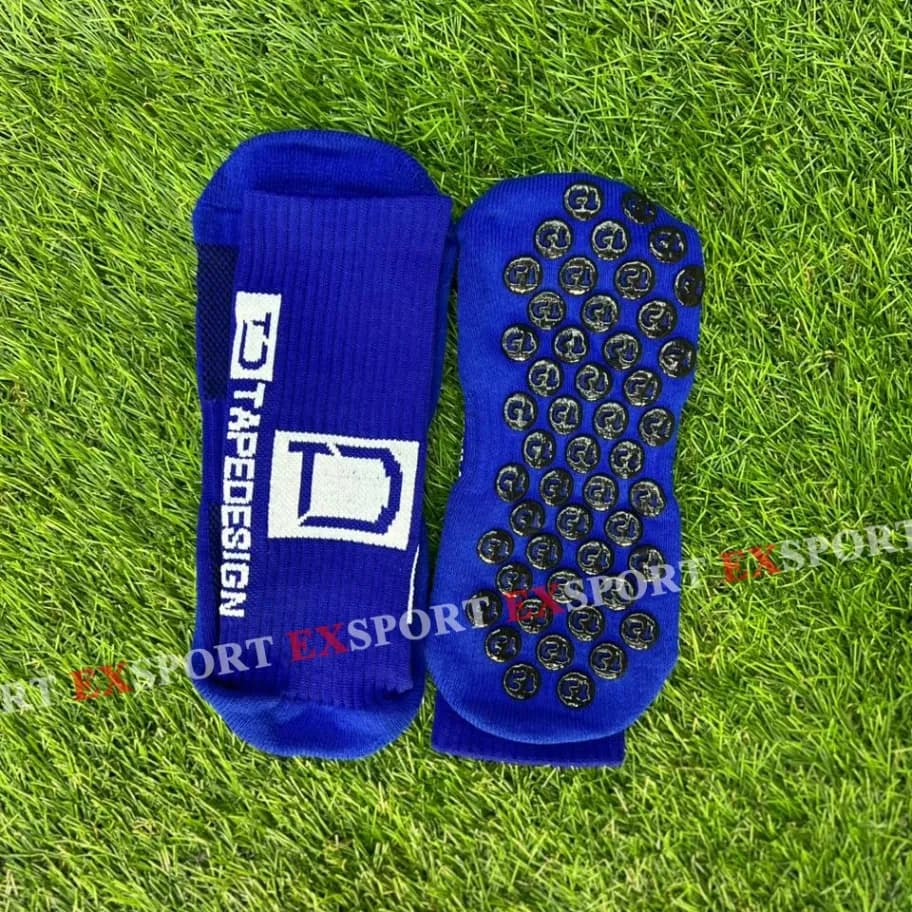 Chaussette Silicone Antidérapante Bleu