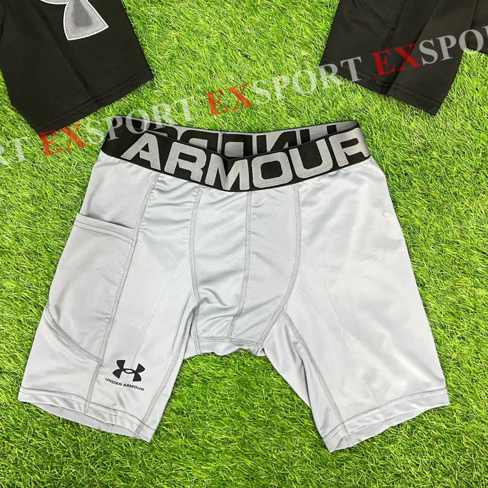 Cyclisme Under Armor Gris-23