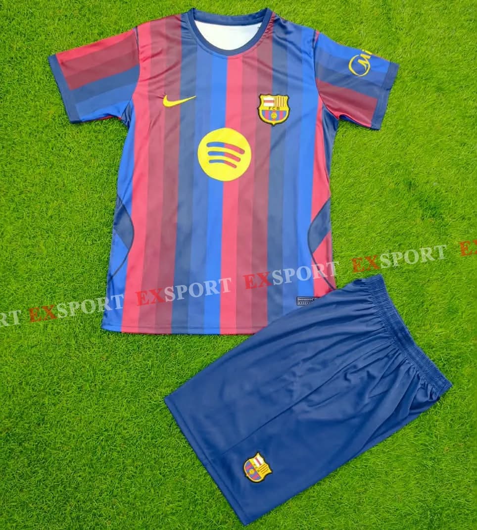 Ensemble Domicile FC Barcelone 2026-2027/Bleu-Rouge