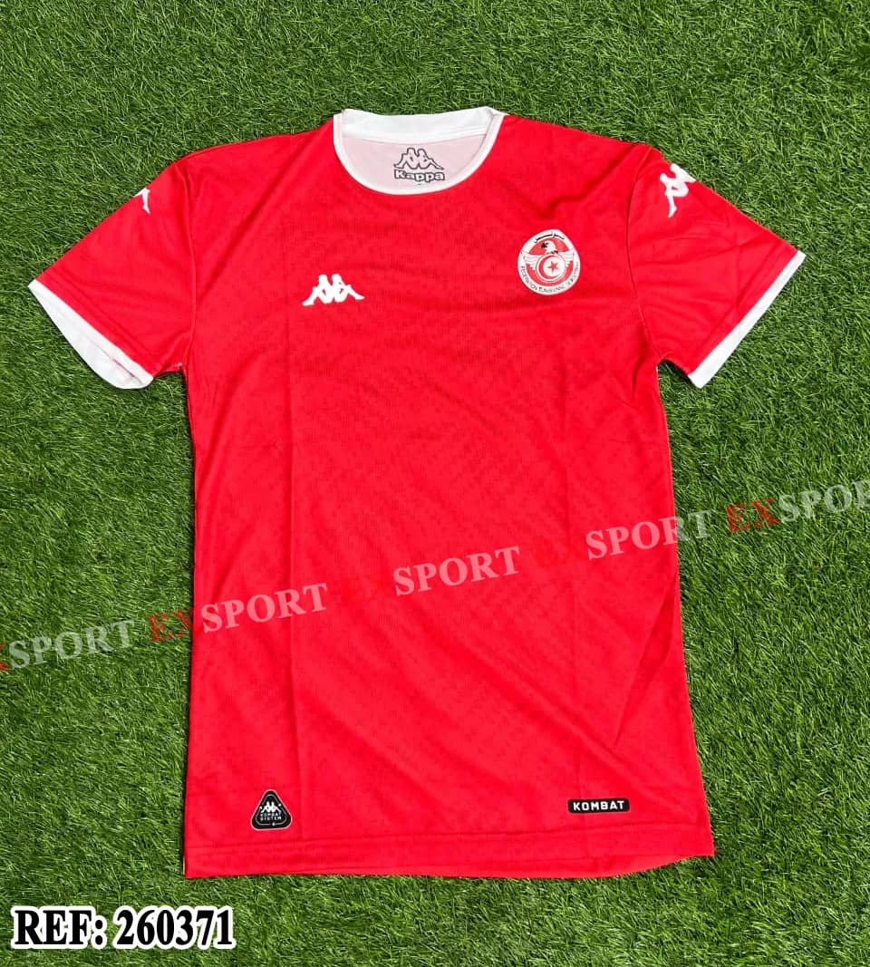 Maillot Tunisie Domicile Rouge