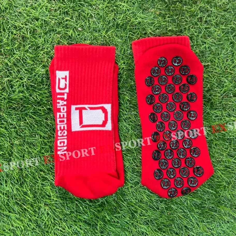 Chaussette Silicone Antidérapante Rouge