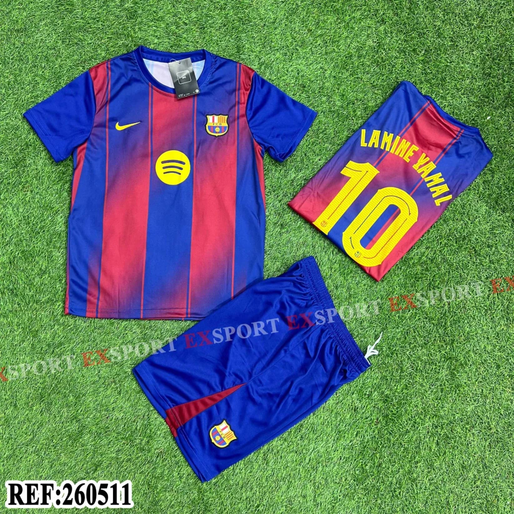 Ensemble Enfant FC Barcelone 2026 "Lamine Yamal 10"