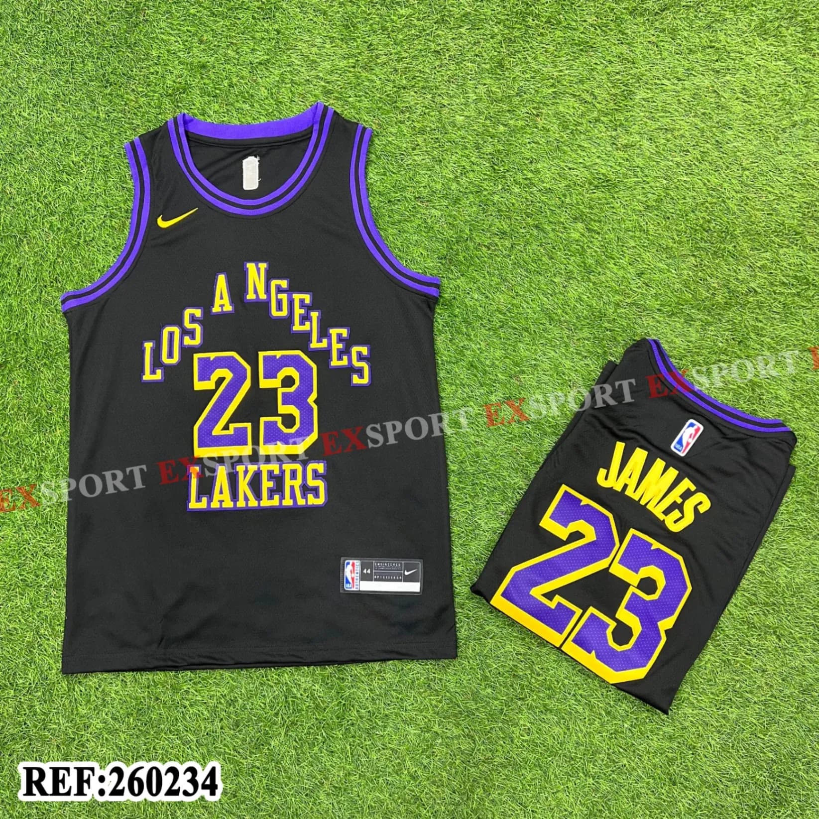 Sans Manche NBA James #23 Noir - Los Angeles Lakers