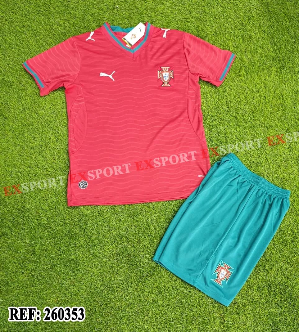 Ensemble Maillot Et Short Portugal Domicile Qualité SUPER GOOD