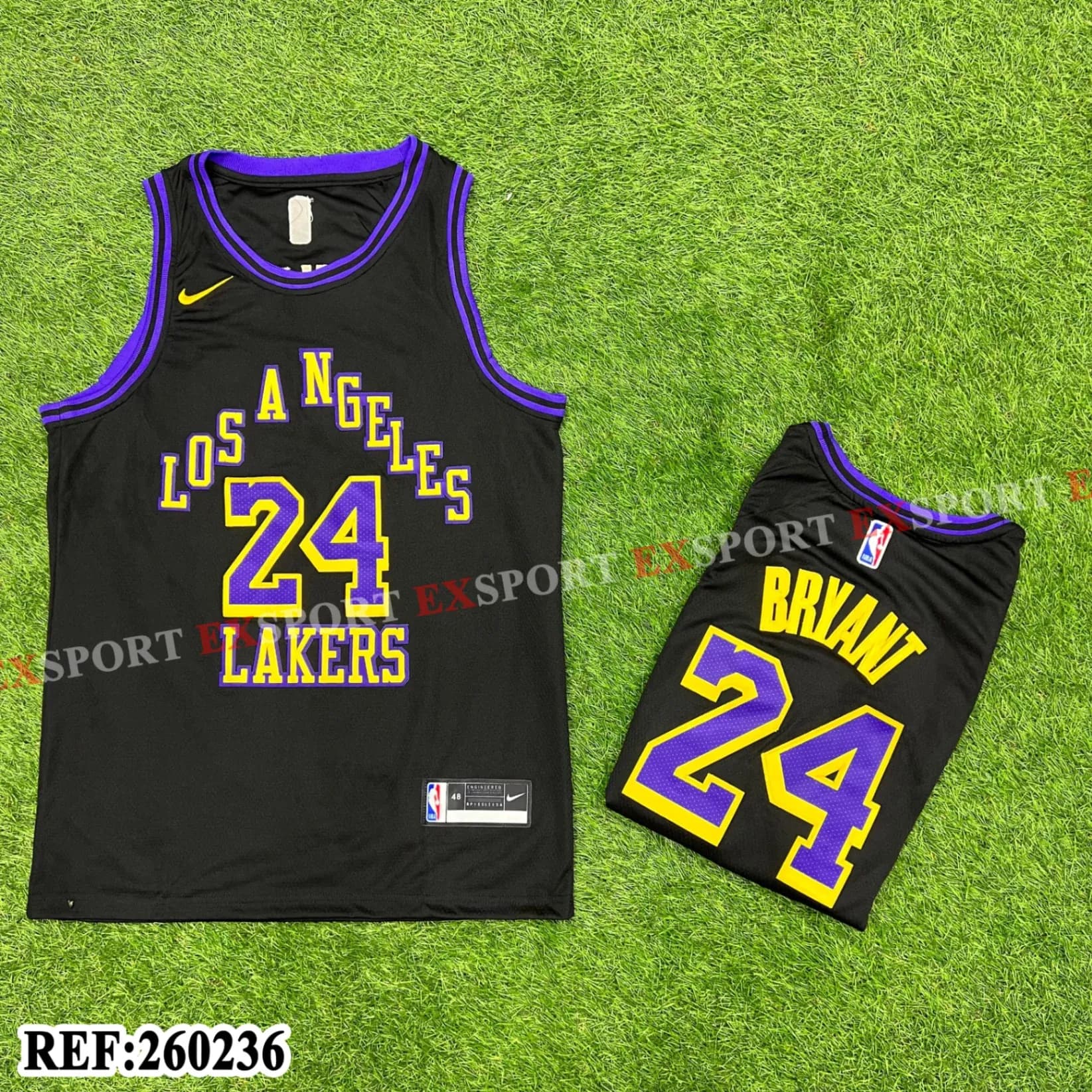 Sans Manche NBA Bryant #24 Noir - Los Angeles Lakers
