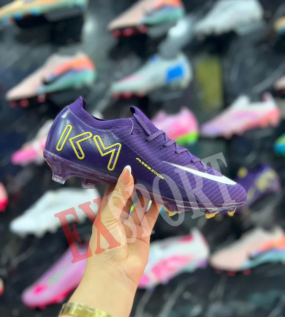 Nike Air Zoom Mercurial Vapor 15 Kylian Mbappé Mauve (Sac Crampon Gratuit)