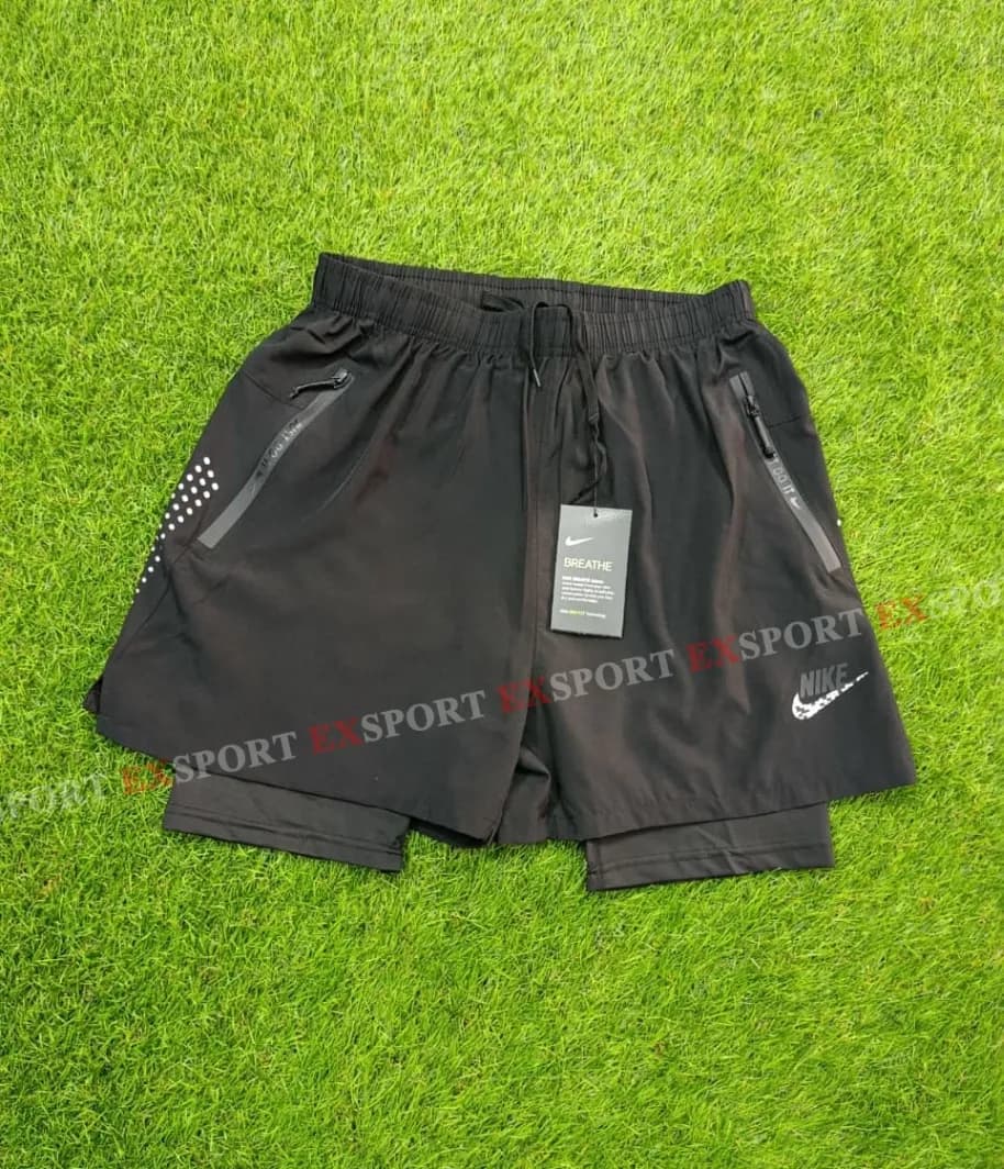 Short Compression 2*1 Nike Noir