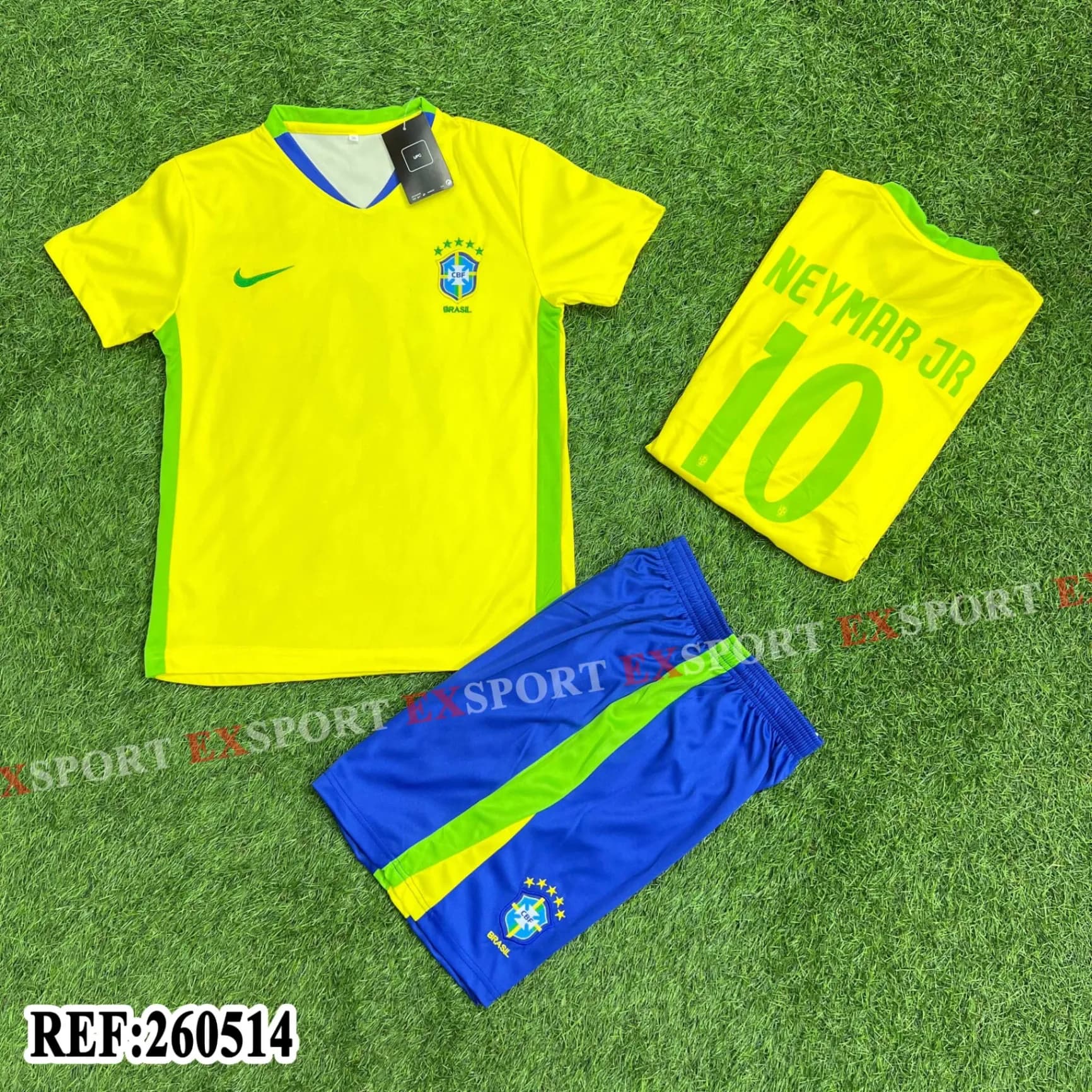 Ensemble Enfant Domicile Du Brésil 2026 "Neymar Jr 10"