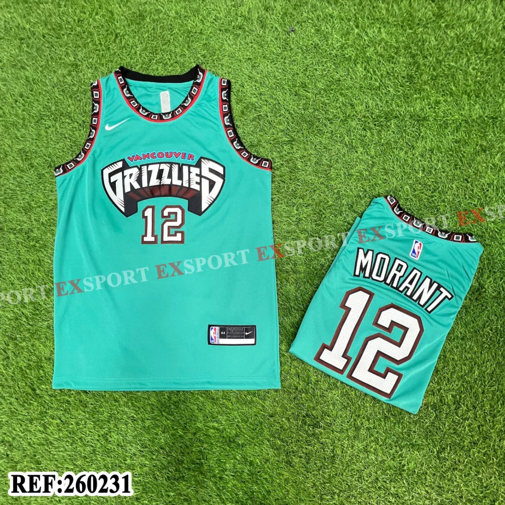Sans Manche Grizzlies NBA JA MORANT N°12