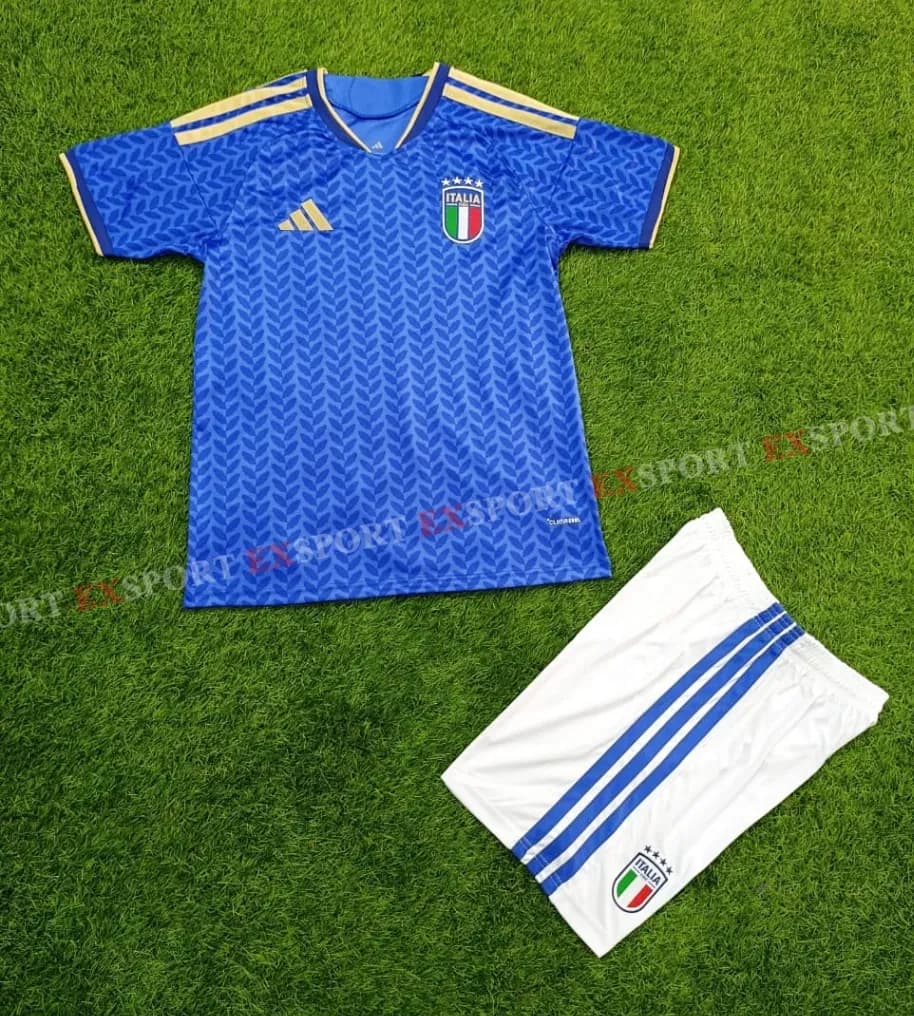 Ensemble Maillot Et Short Italie Domicile 2026 Qualité SUPER GOOD
